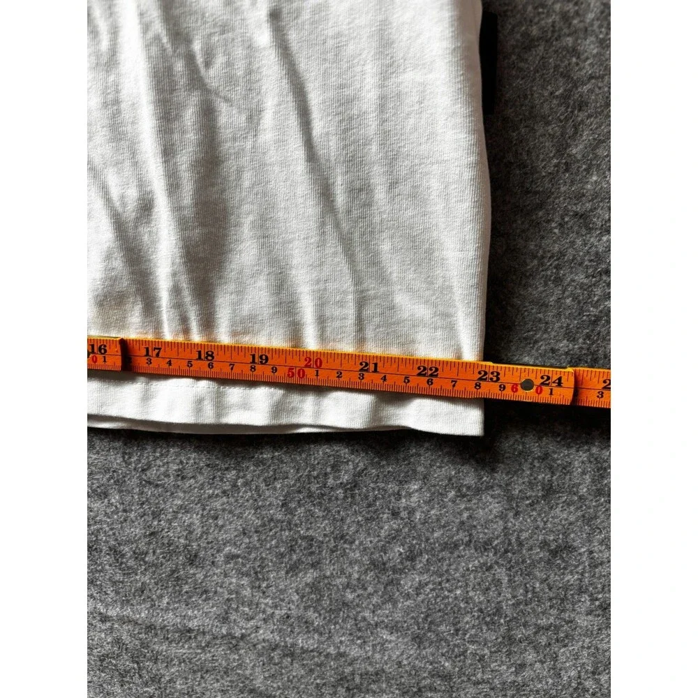 Hoodrich Iron Large T-Shirt White Rhinestone Embroidered Graphic Men’s